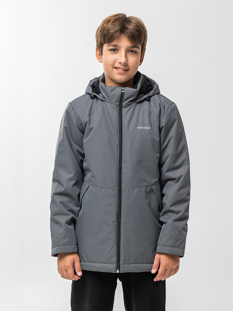 Куртка RODOS М-245/серый(черный) - фото 5
