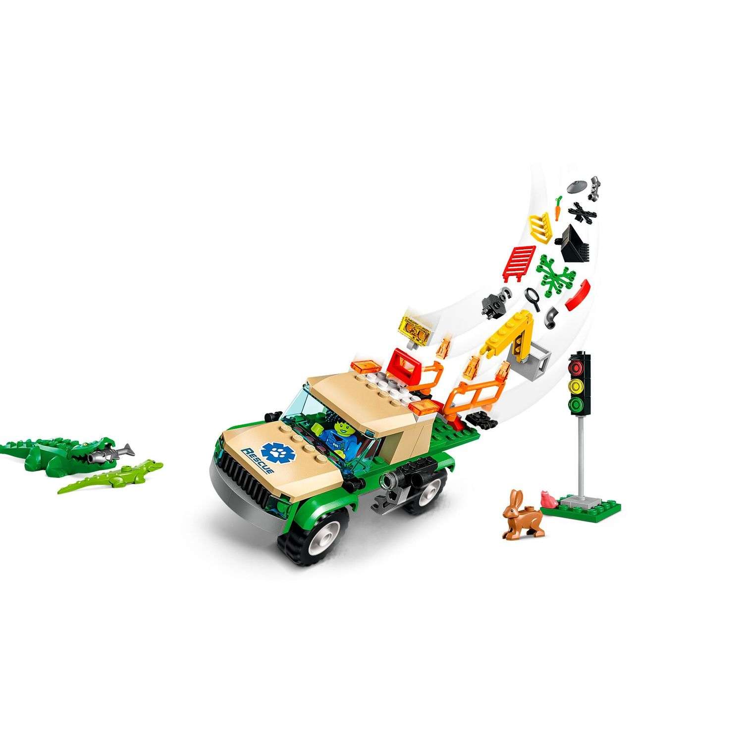 Конструктор LEGO City Wild Animal Rescue Missions блочный - фото 3