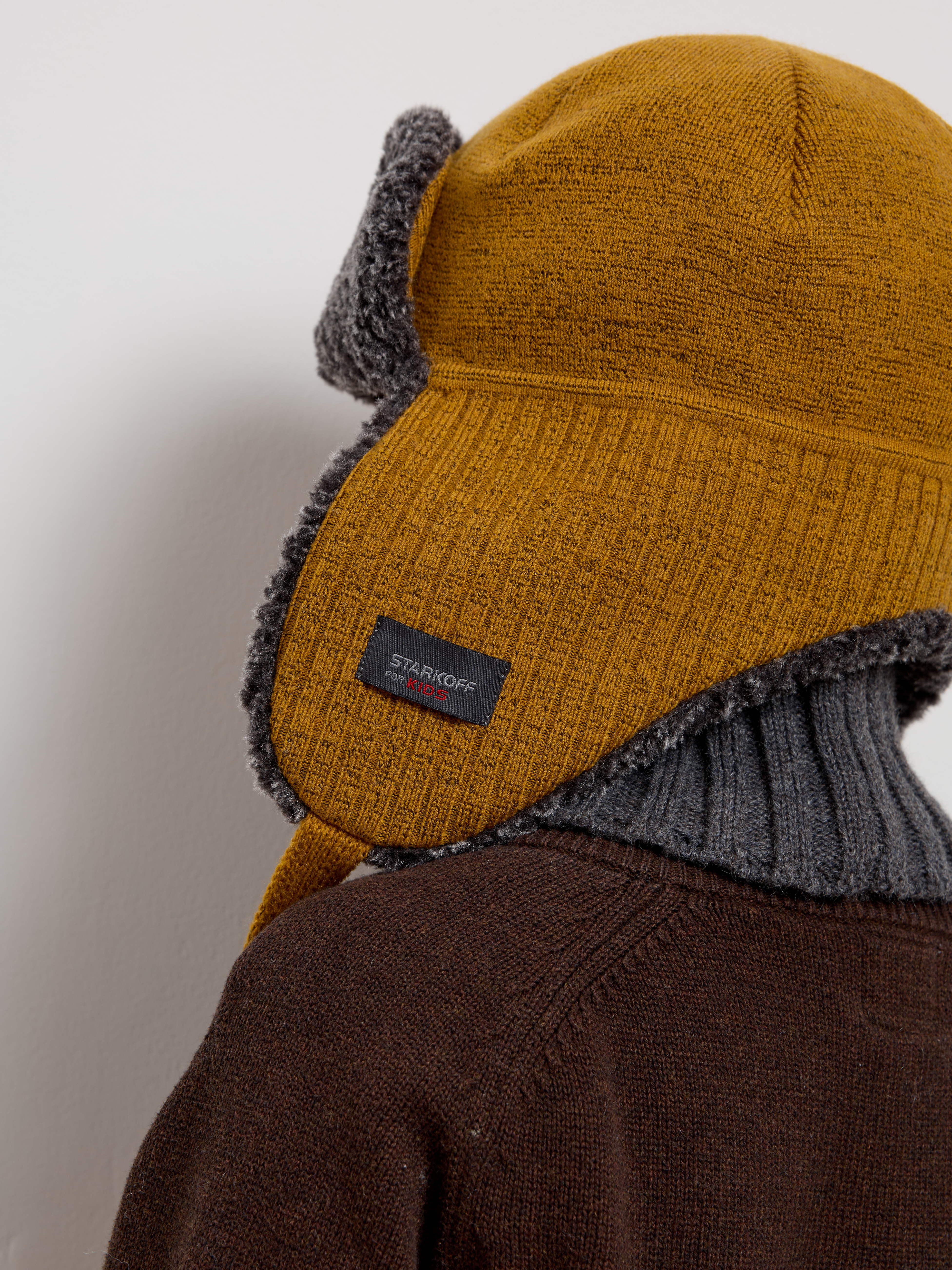 Шапка-ушанка Starkoff Kids Д500918 - фото 15