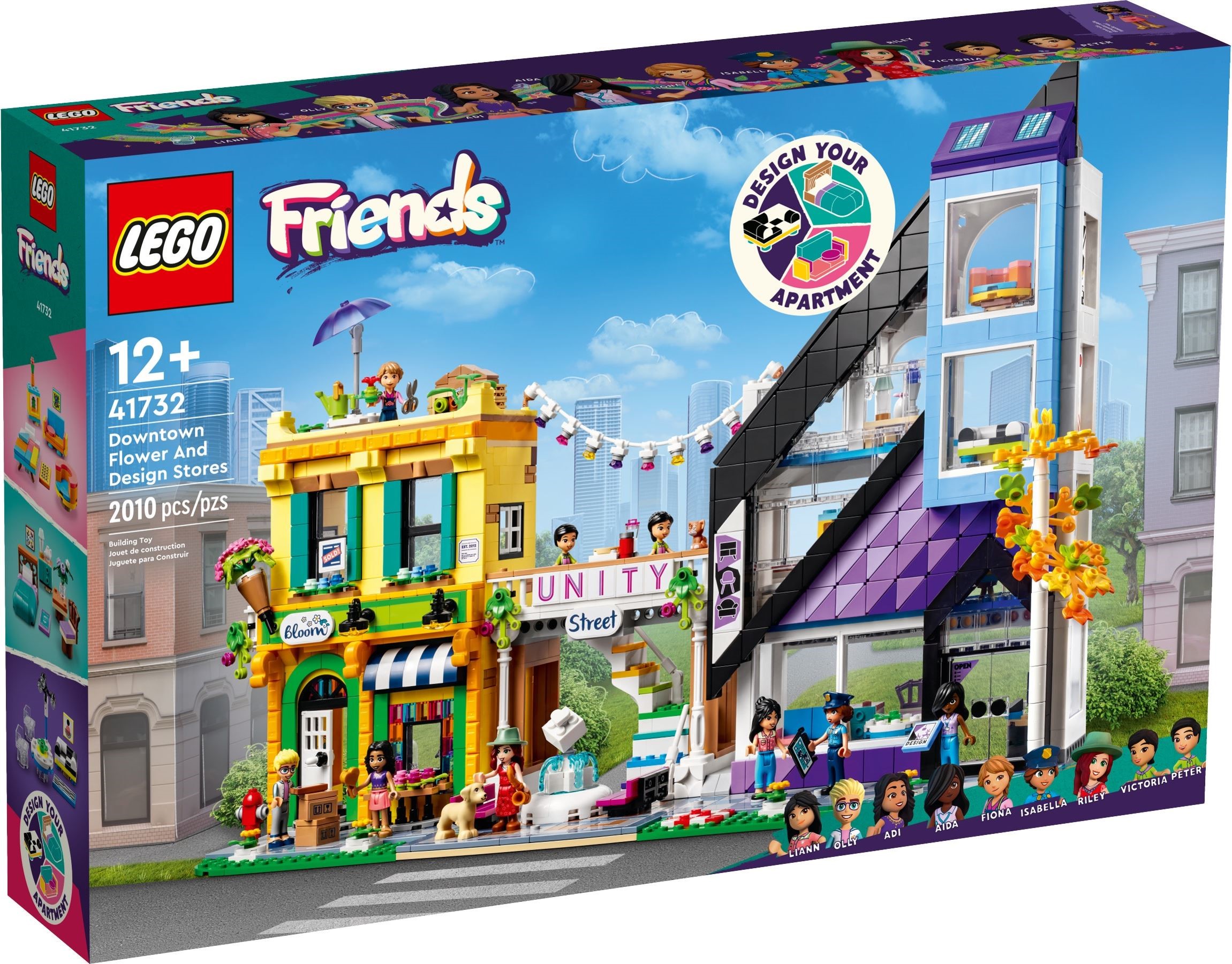Изображение товара Конструктор LEGO Friends Магазины цветов и дизайна 125 деталей