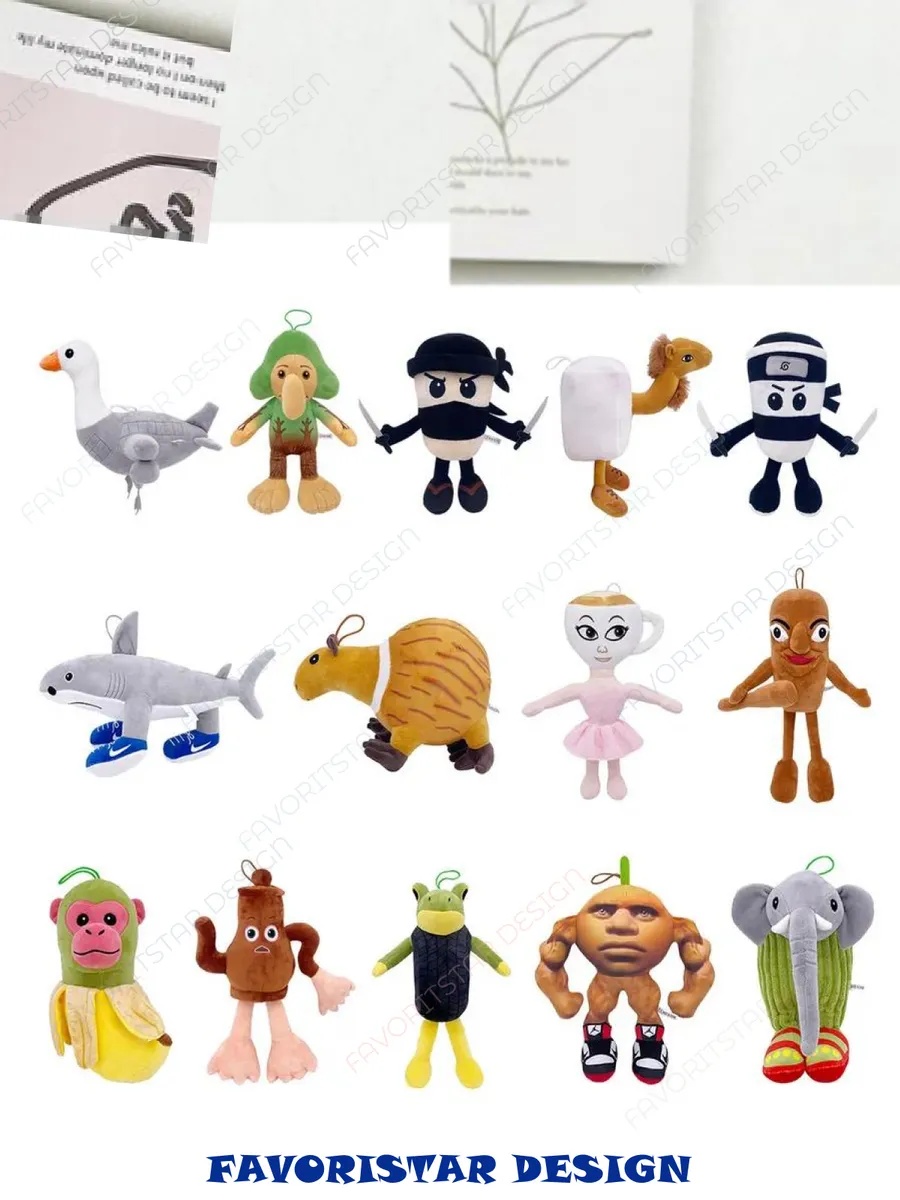 Мягкая игрушка FAVORITSTAR DESIGN акула - фото 8