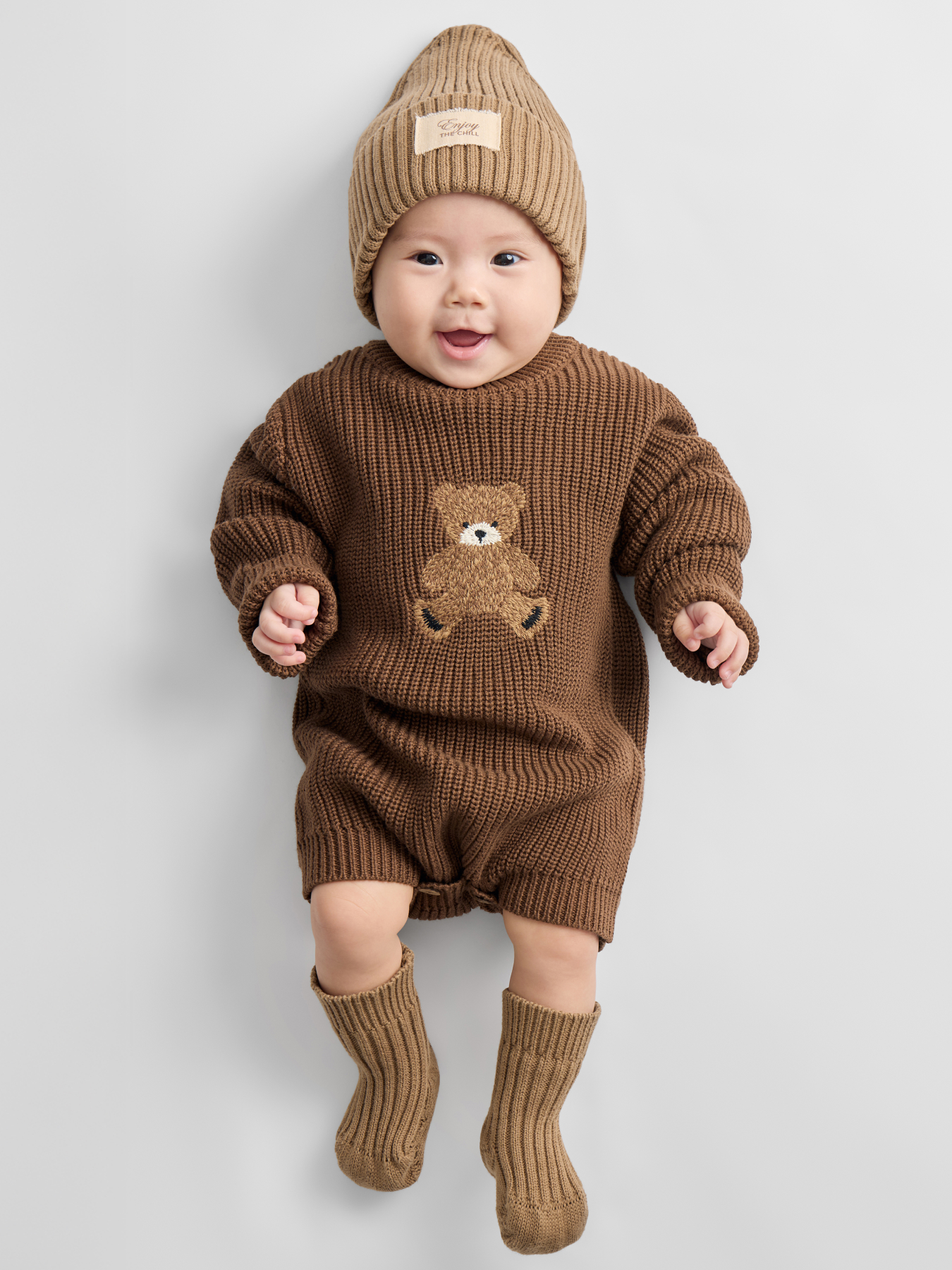 Боди Happy Baby 88346-0_brown - фото 1