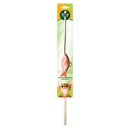 Игрушка-дразнилка для кошек Triol Красноперка 40см