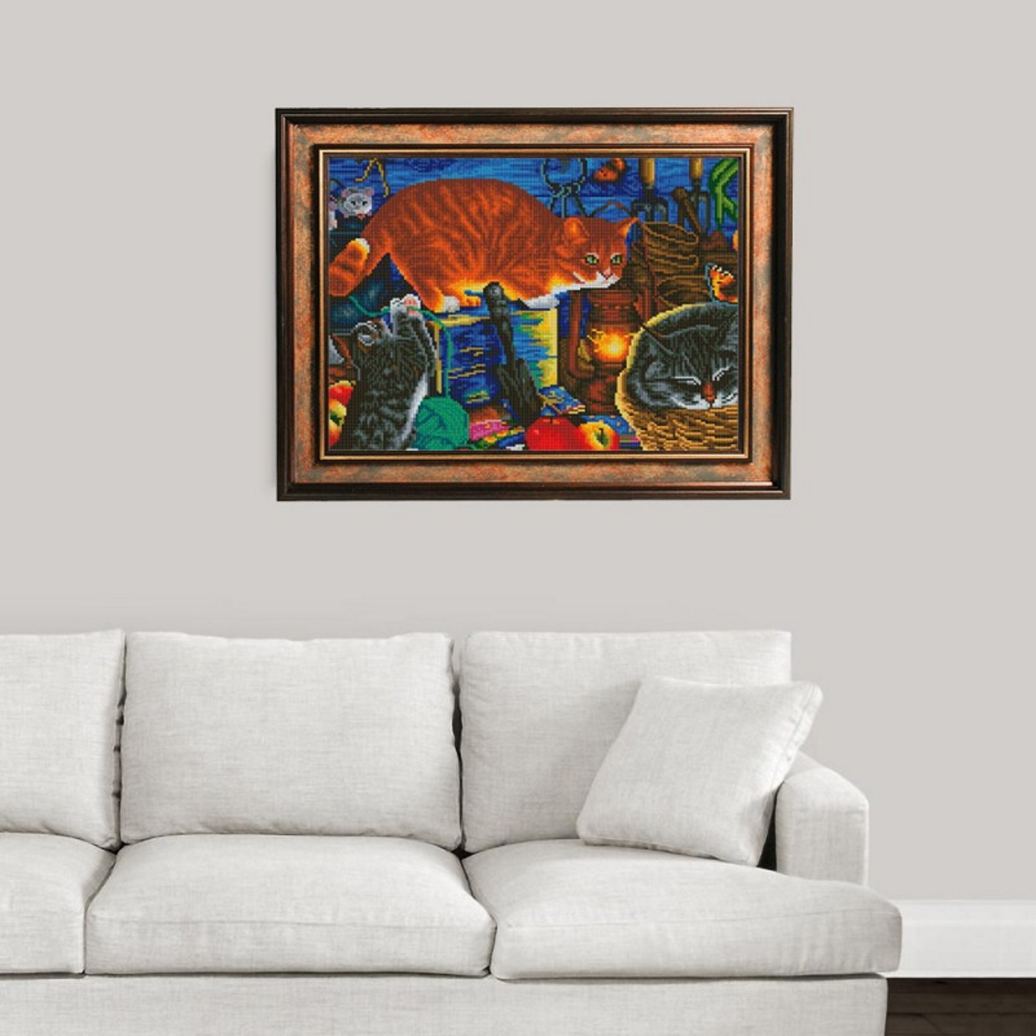 Алмазная мозаика Белоснежка Наведение порядка - фото 6