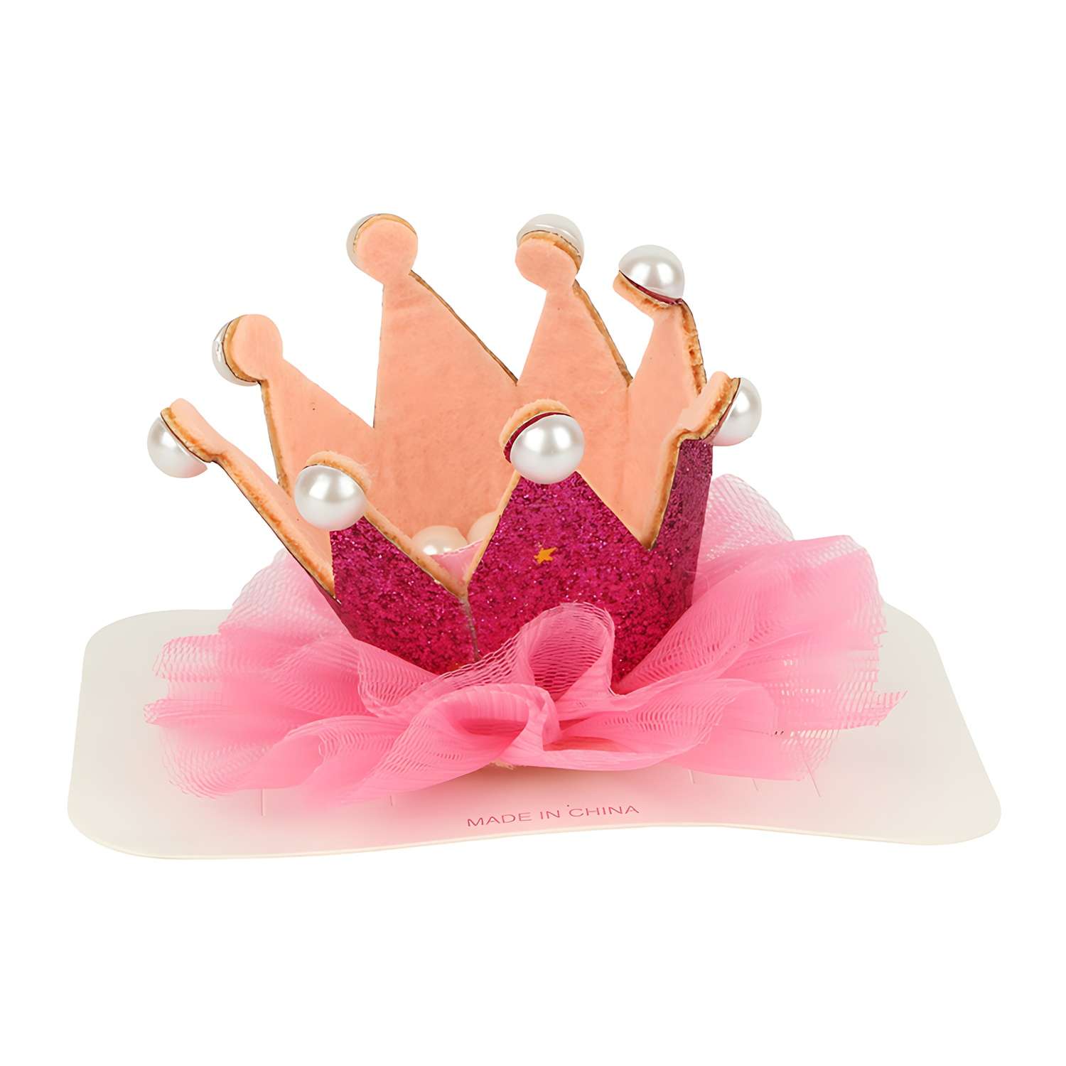 Аксессуар ё корона карнавальная на заколке в ассортименте - фото 5