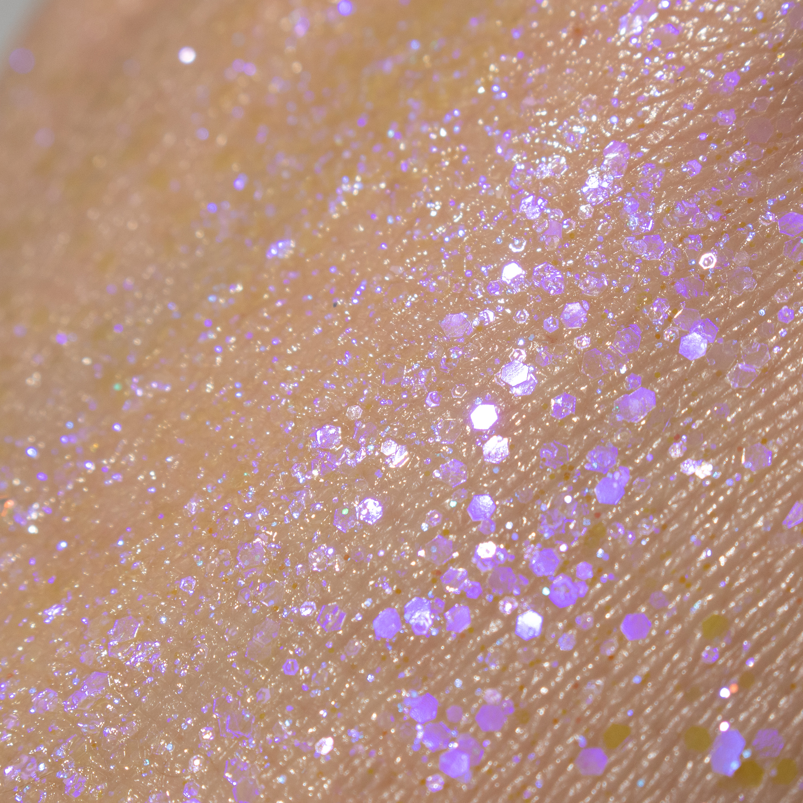 Глиттер шиммер для тела ХОББИЛАБ Сиреневый туман 30 г - фото 8