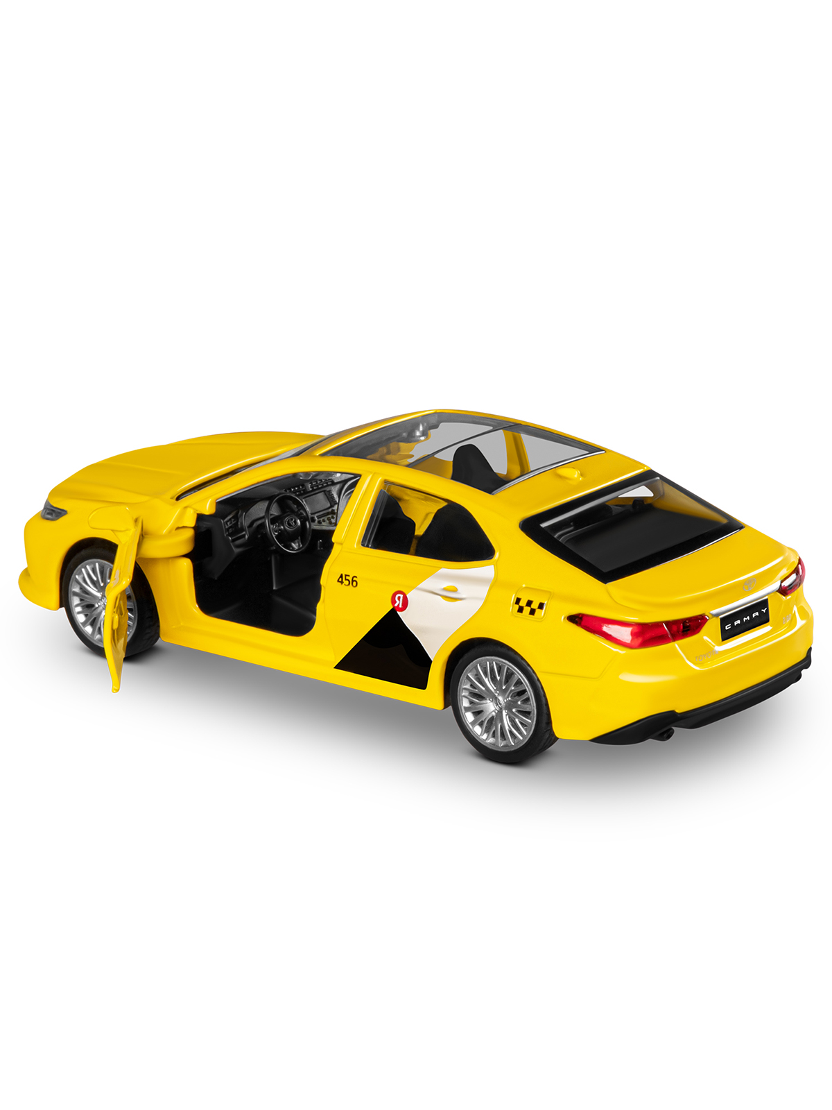 Автомобиль Яндекс GO Toyota Camry Такси 1:43 JB1251485 - фото 15