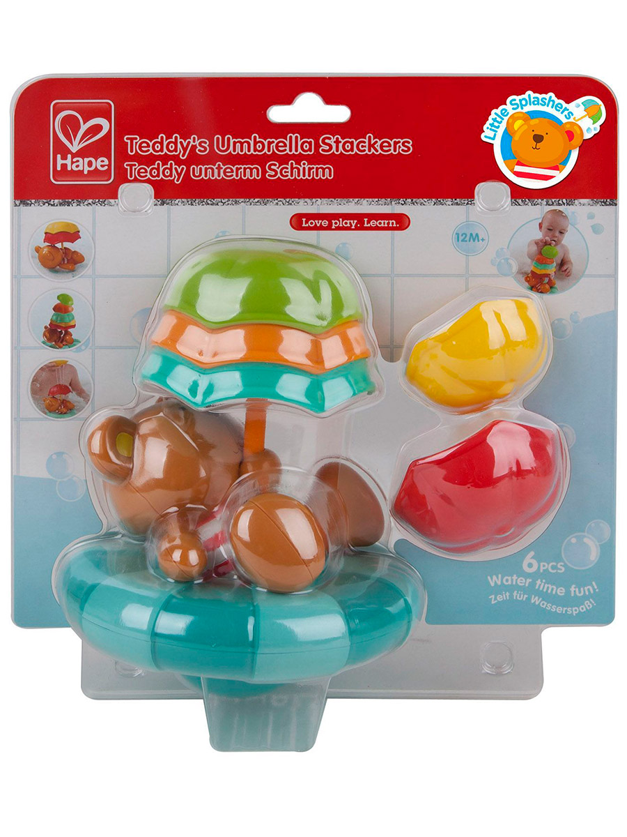 Игрушка Hape Мишка с зонтами - фото 5