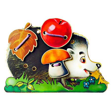 Игрушка Нескучные игры шнуровка Ёжик
