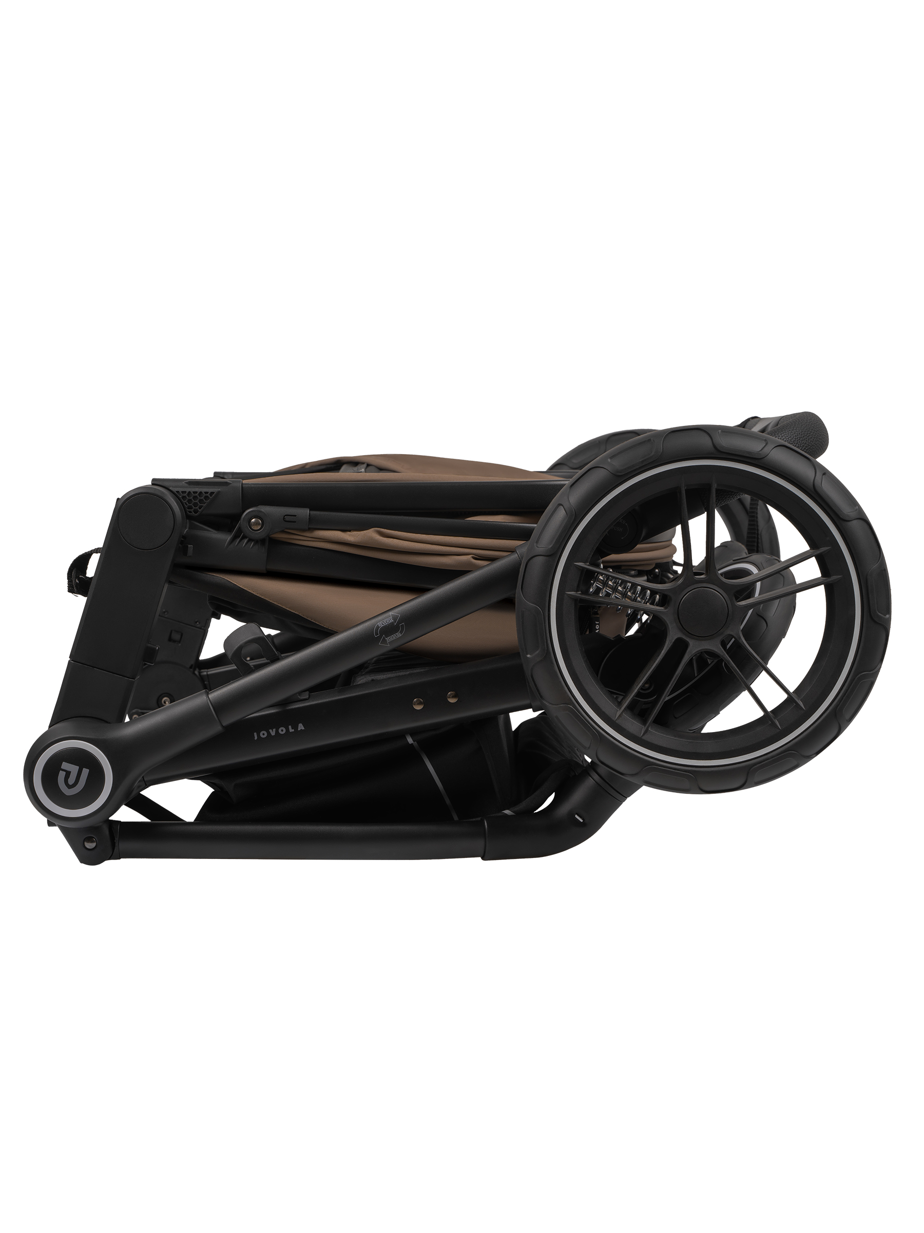 Коляска трансформер JOVOLA Truck, перекидная ручка бежевый - фото 31