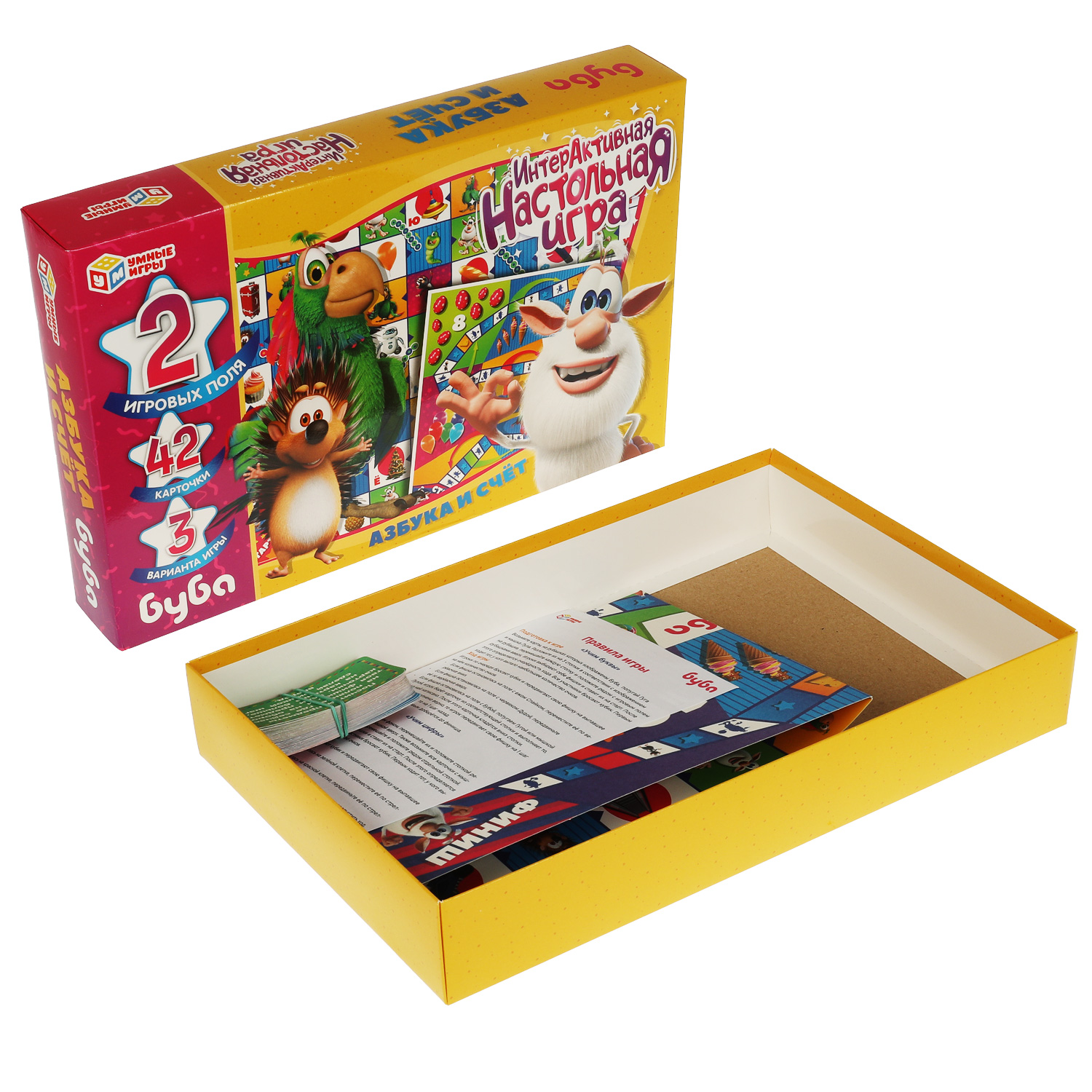Настольная игра Умные игры Буба Азбука и счёт - фото 6
