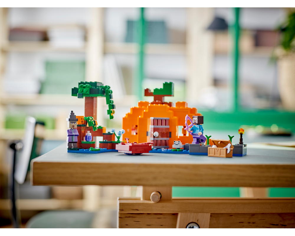 Конструктор LEGO Minecraft Тыквенная ферма блочный - фото 10