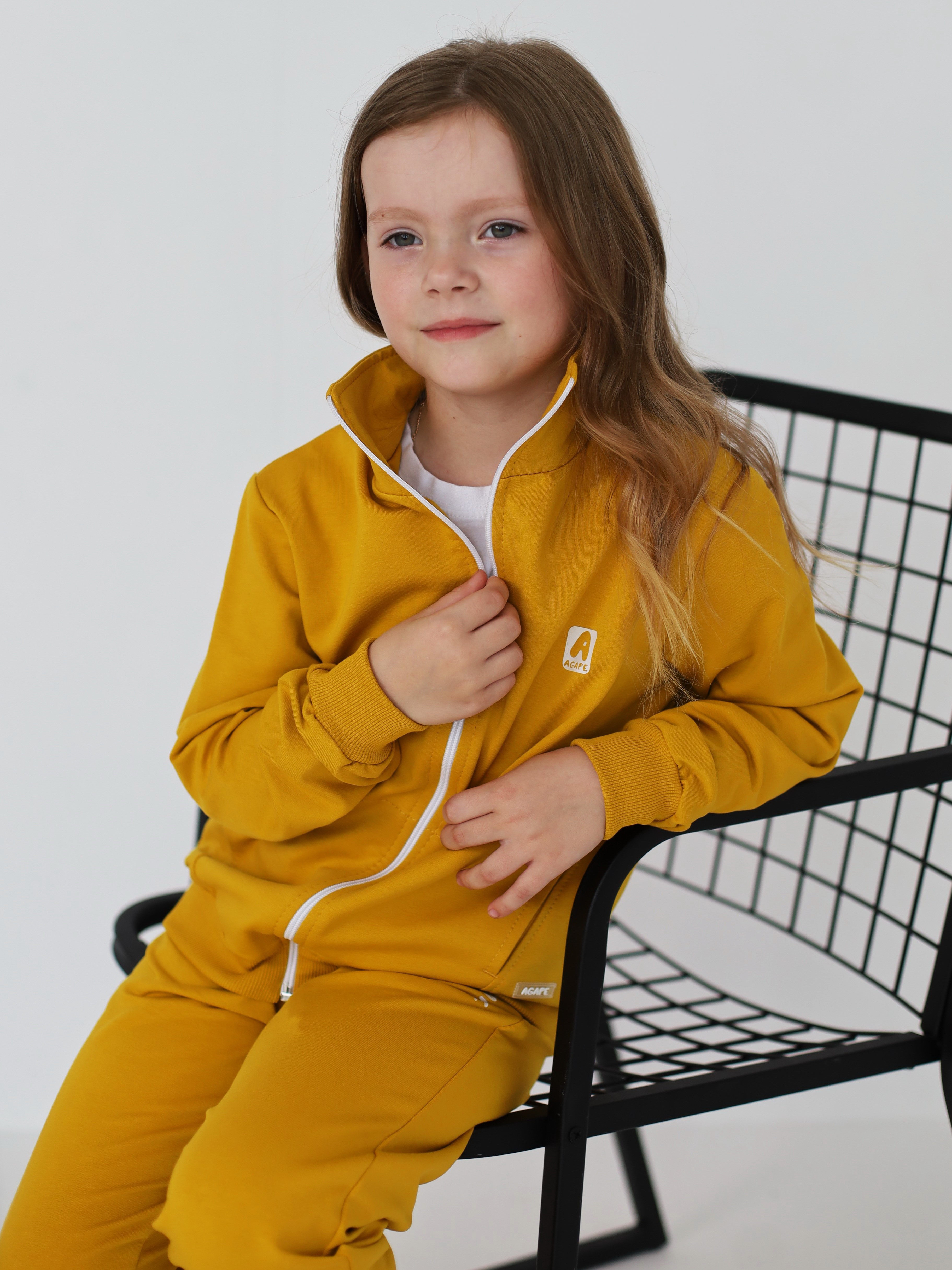 Костюм Агапэ 8015_горчичный - фото 6