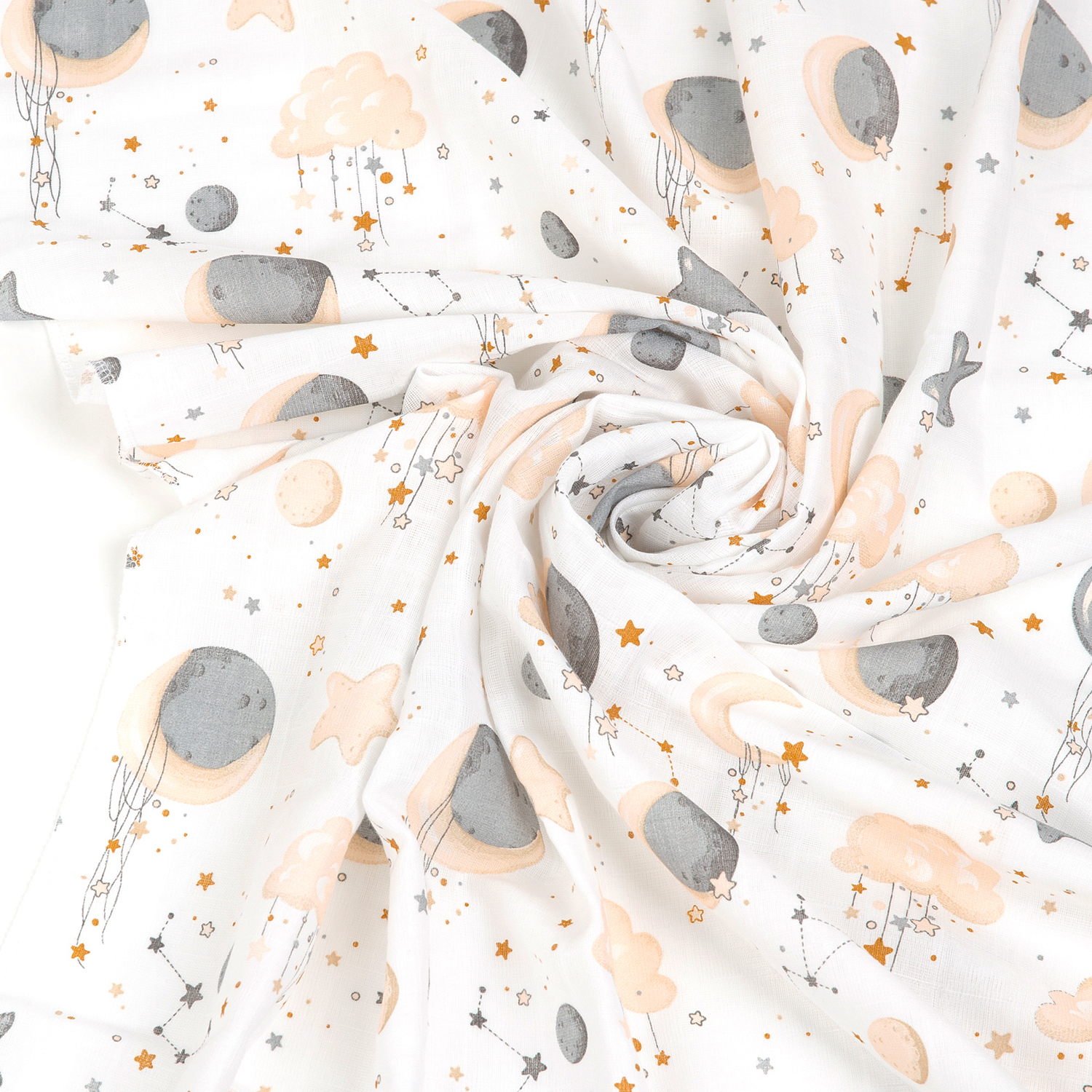 Пелёнка inlovery муслин 130x90 см 2 шт. - фото 18