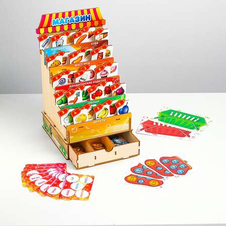 Игровой набор Sima-Land прилавок, продукты