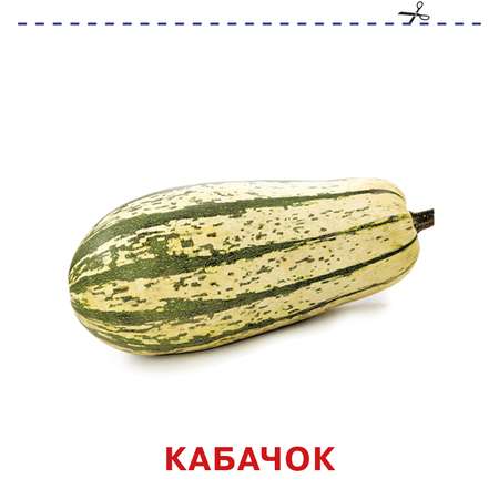 Книга карточки для малышей Овощи