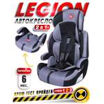 Автокресло BabyCare Legion 1/2/3 (9-36 кг) серый