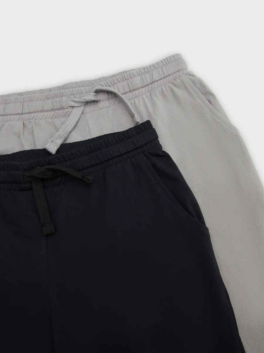 Шорты 2 шт Mark Formelle (Марк Формэль) 133330-2/черный +серый +печать - фото 12