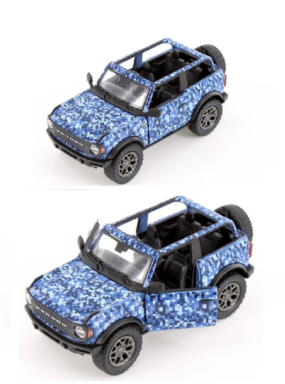 Автомобиль KINSMART Ford Bronco Camo Edition 2022 1:36 KT5445W/1 - фото 1
