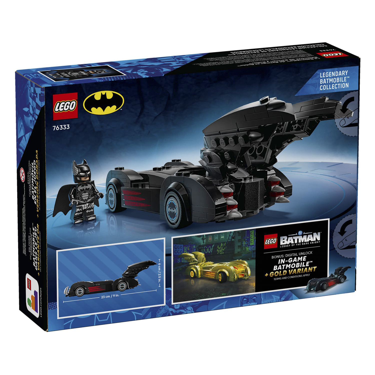 Конструктор LEGO DC Super Heroes Бэтмен и Робин: Бэтмобиль 272 дет. - фото 3