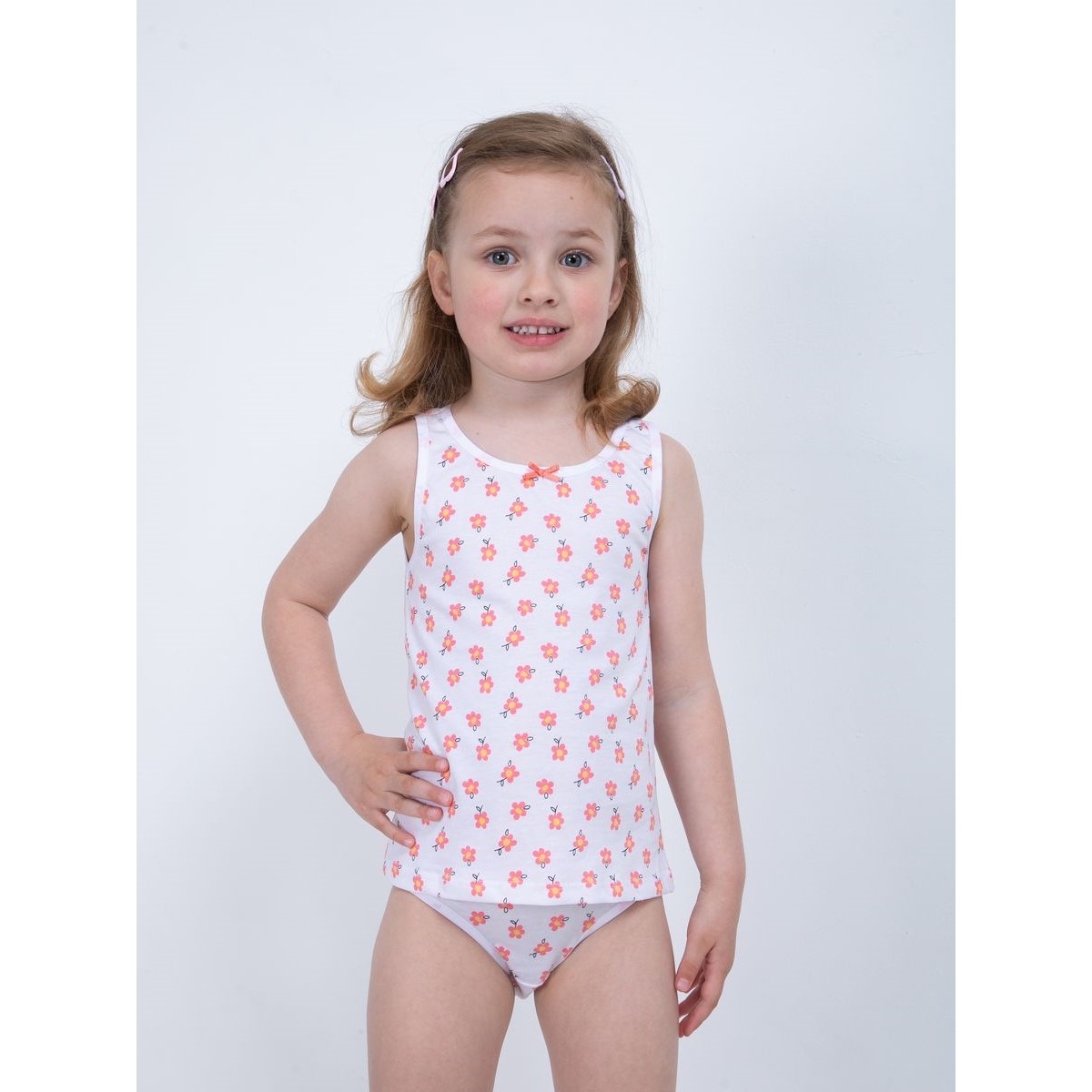Комплект белья M-BABY Ктол-9033/1/белый/ромашки/слипы - фото 1