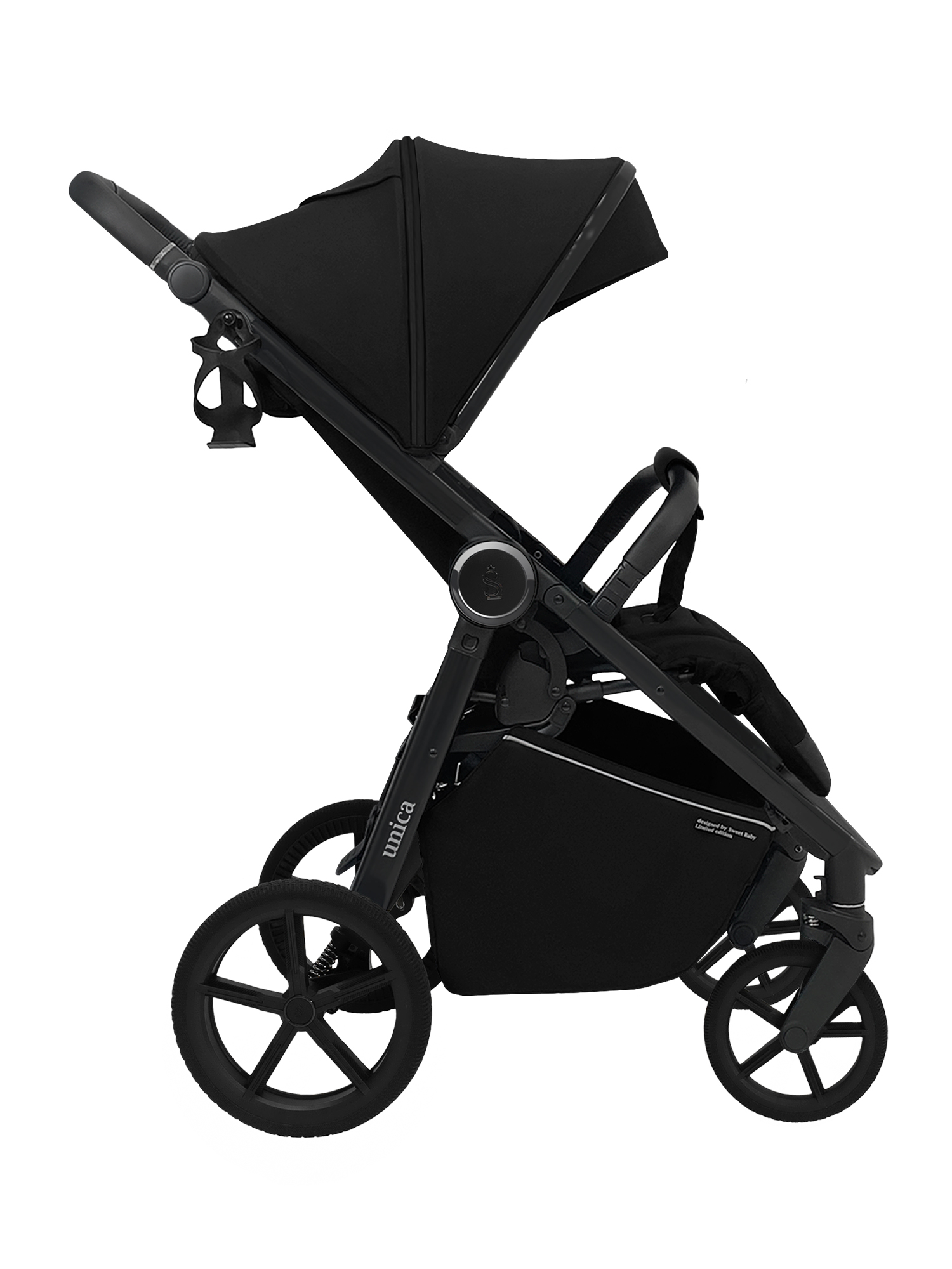 Коляска прогулочная Sweet Baby Unica Black - фото 16