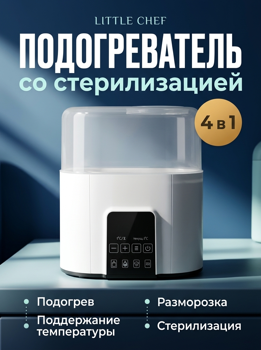 Подогреватель, стерилизатор LITTLE CHEF N20 - фото 1