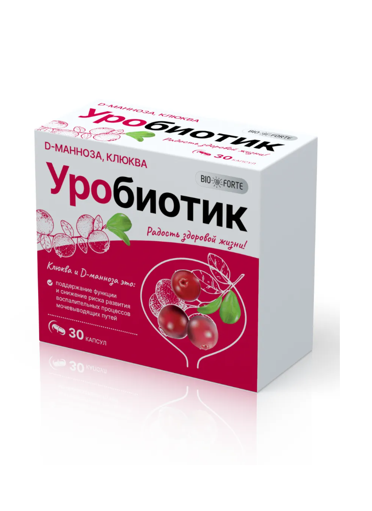 Витамины BioForte Уробиотик D-манноза - фото 4