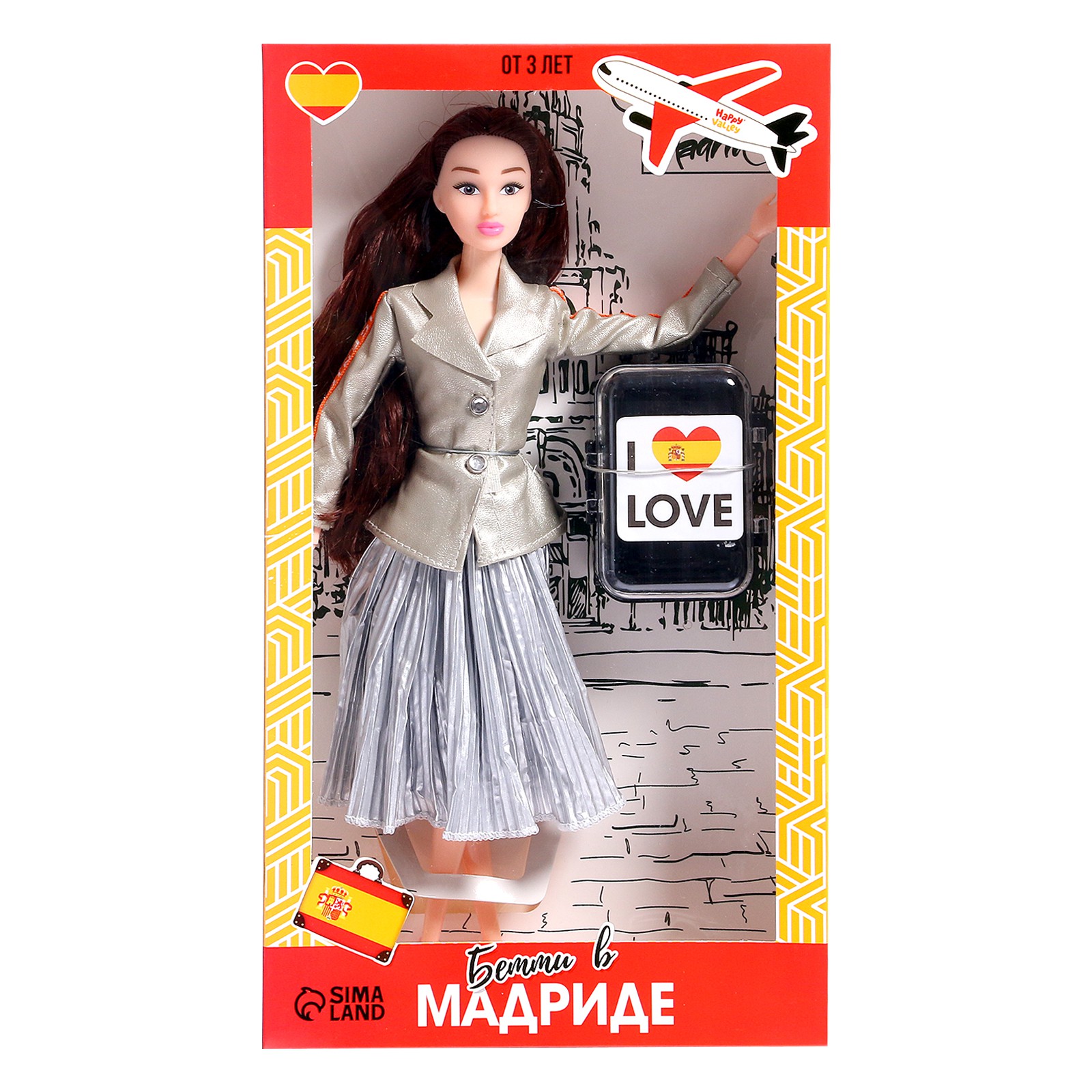 Кукла модельная Happy Valley Бэтти в Мадриде 5526582 - фото 1