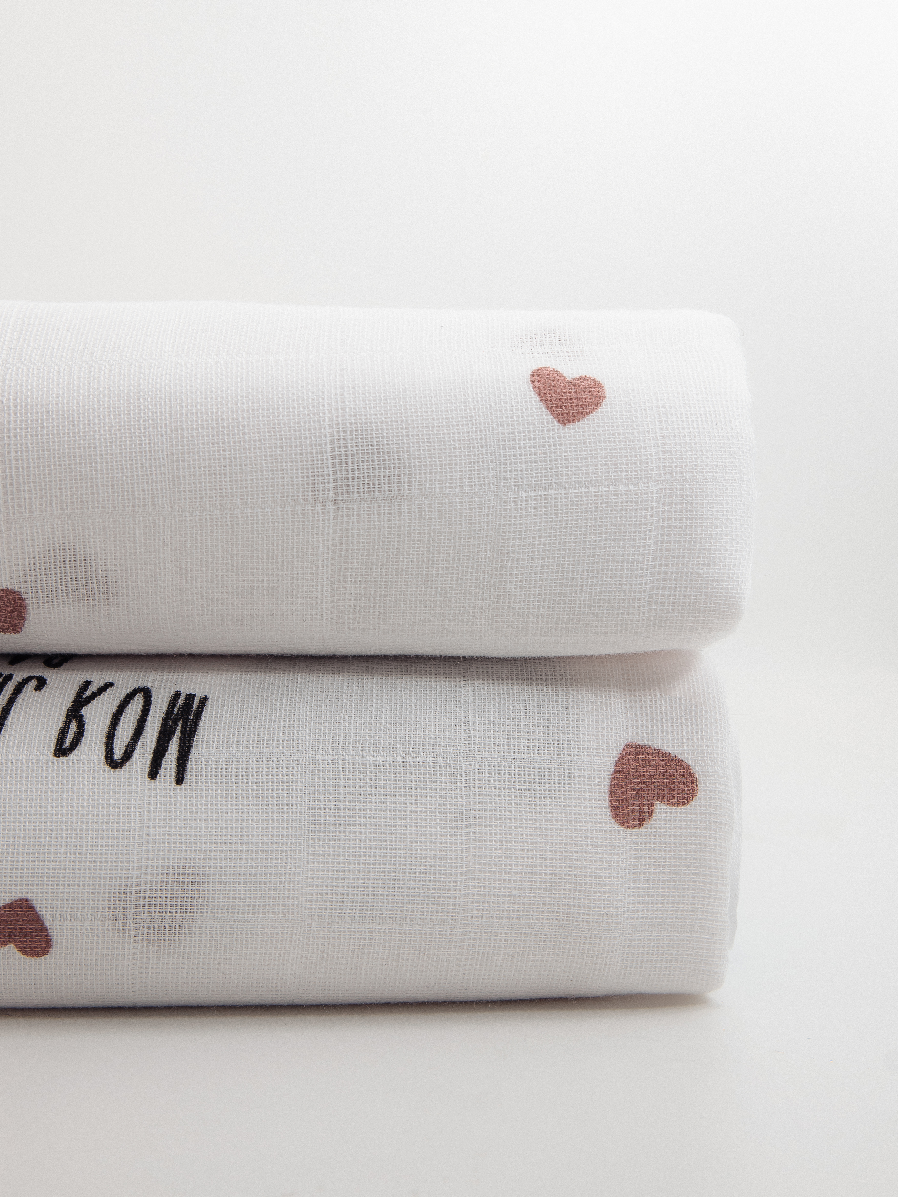 Пелёнка inlovery муслин 130x90 см 2 шт. - фото 20