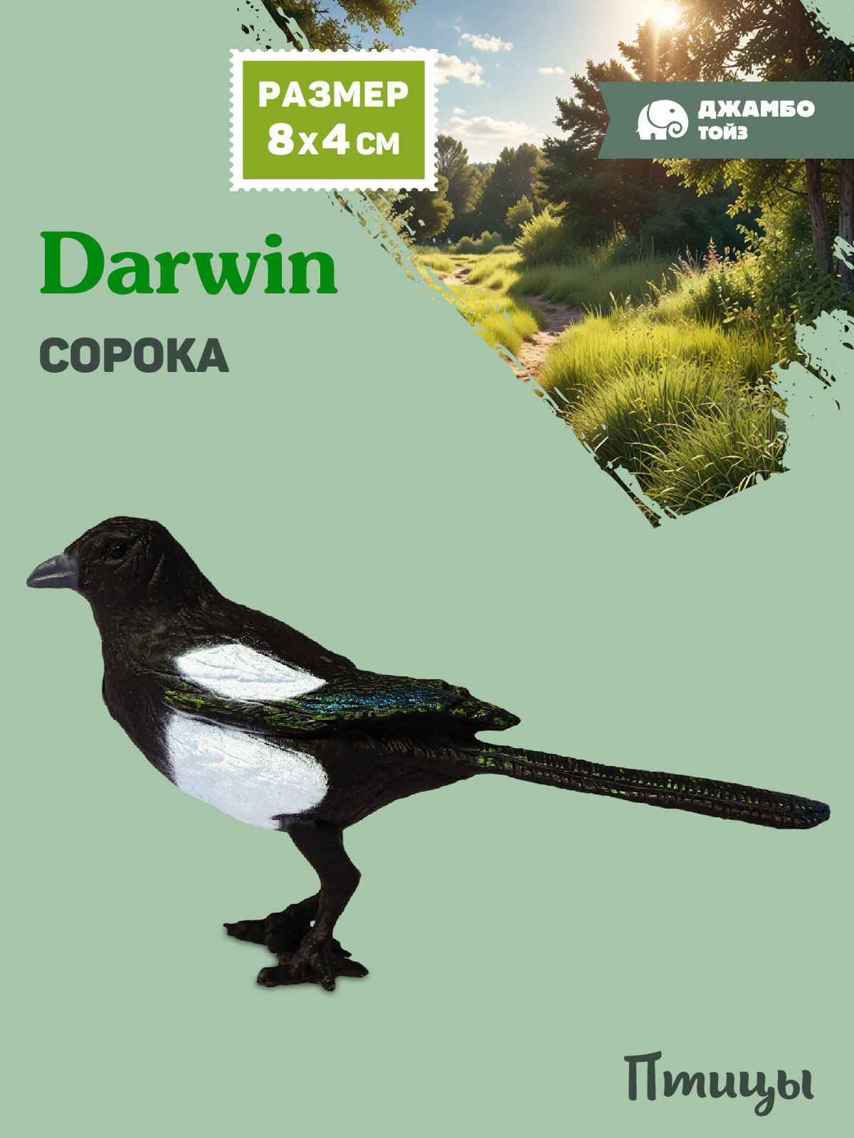 Фигурка DARWIN Птицы Сорока - фото 1