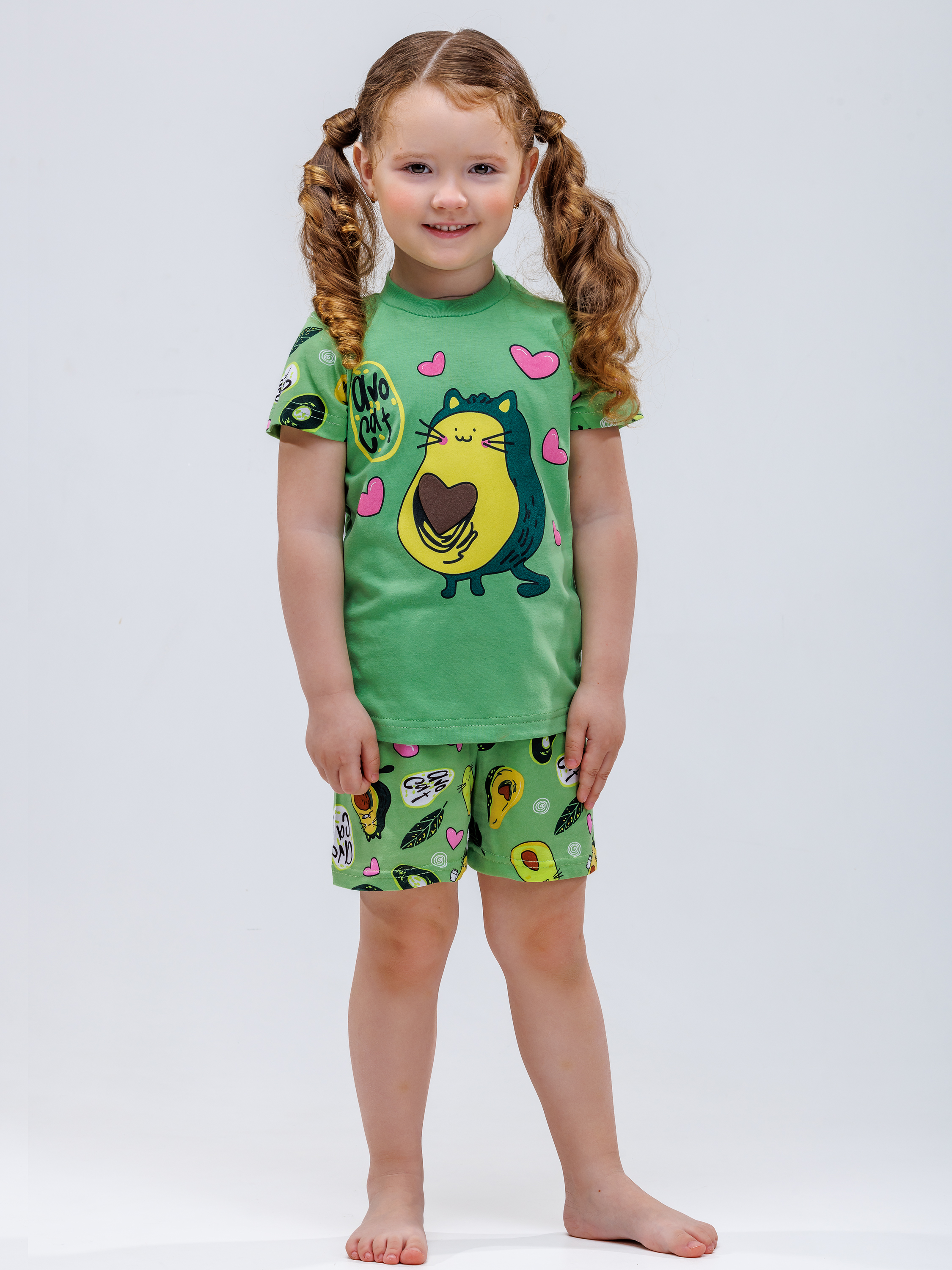 Пижама Babycollection pjm003/sph/k1/012/p1*dзеленый,розовый - фото 1