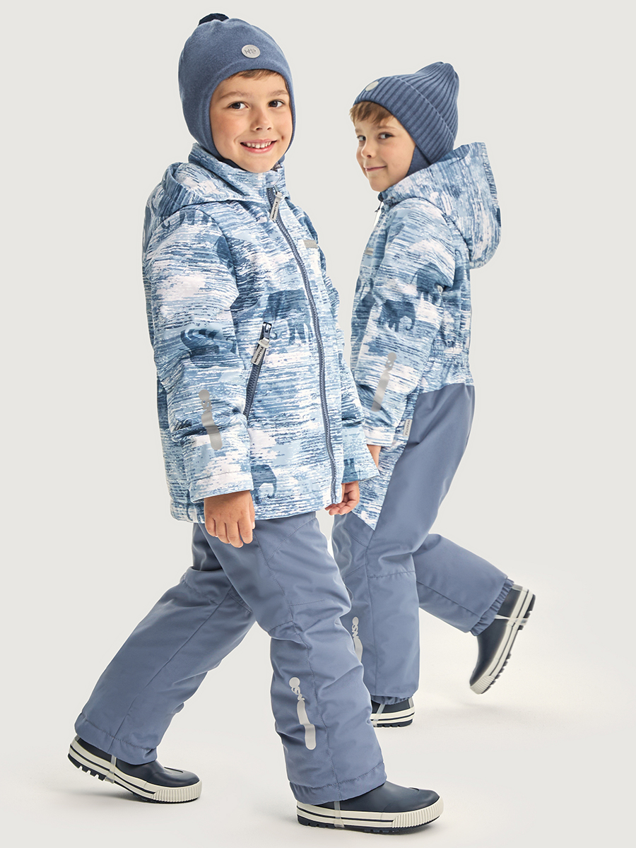 Комбинезон NIKASTYLE 8м1326 деним/серый - фото 4