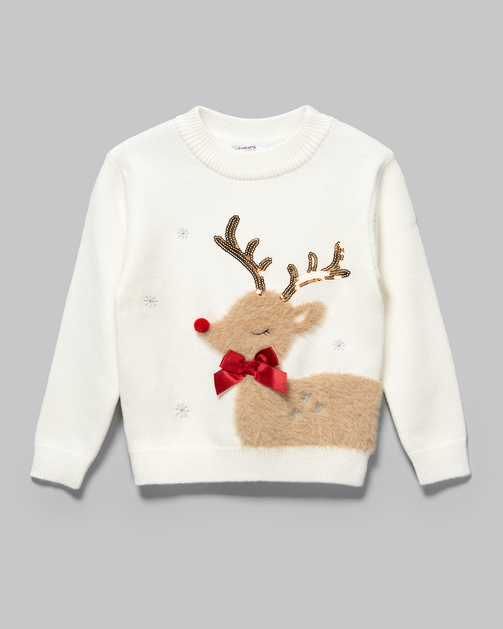 Джемпер Futurino с пайетками W24NY-G37FUkg-F0 - фото 2