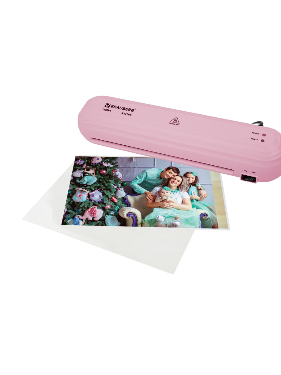 Ламинатор бумаги Brauberg для офиса и дома A4 60-150 мкм 30 см/мин - фото 11