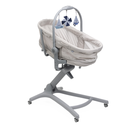 Детская кроватка Chicco овальная, (бежевый)