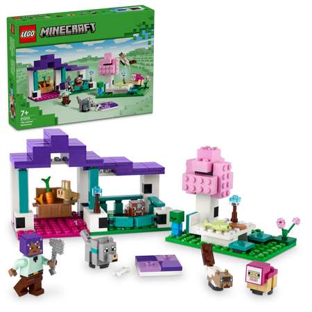 Конструктор LEGO Minecraft Заповедник для животных блочный