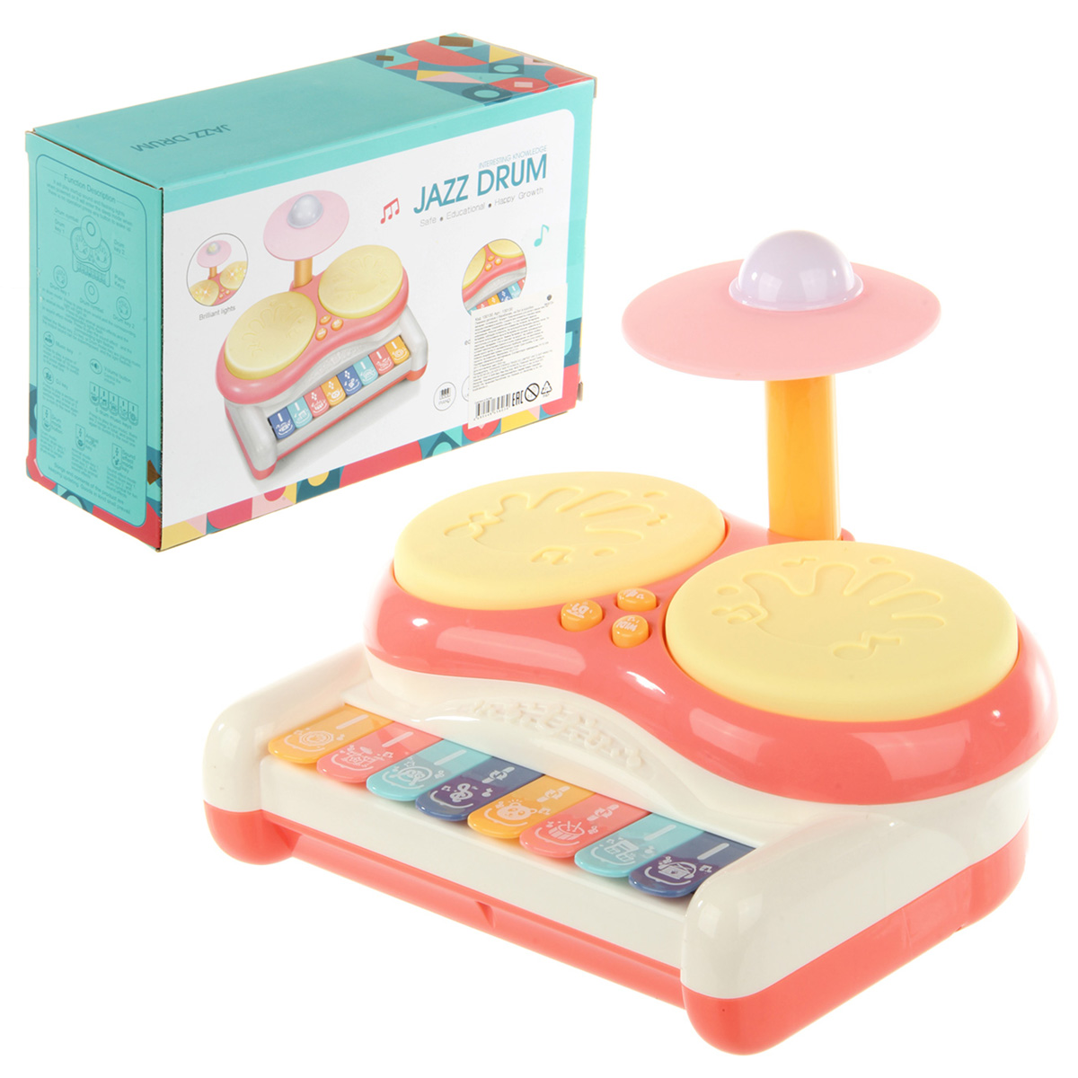Игрушка музыкальная Veld Co барабаны, пианино - фото 11