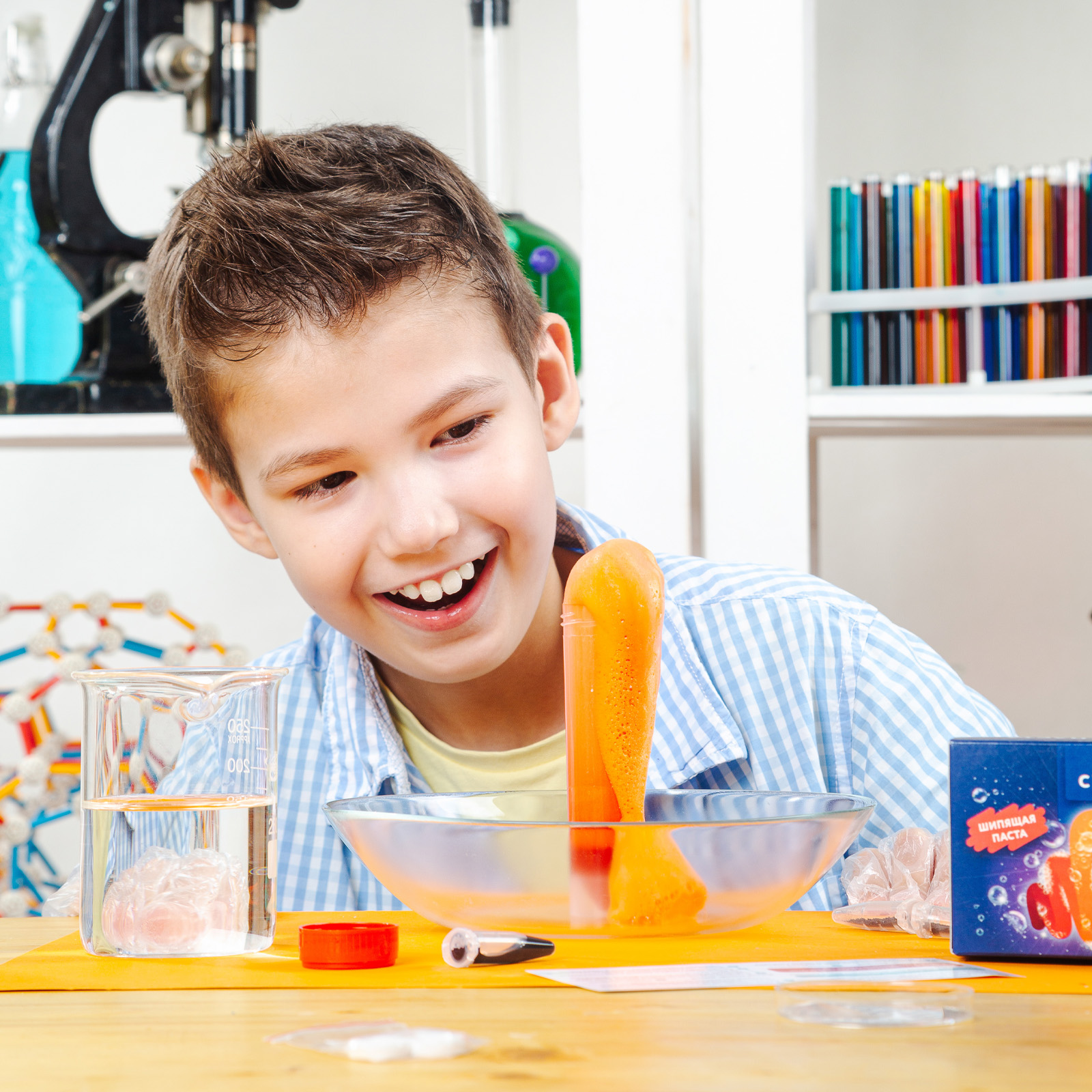 Набор для опытов WOW! HOW? Волшебный джинн. Шипящая паста - фото 3