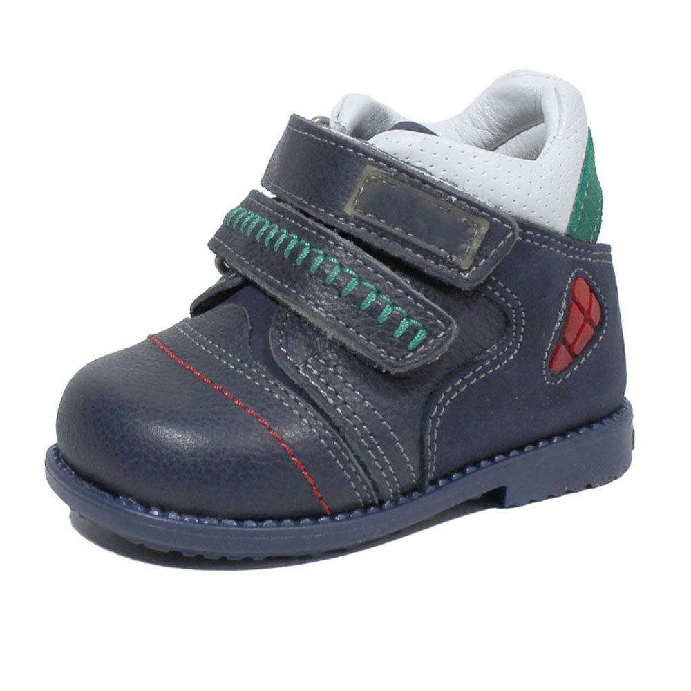 Ботинки Europen 1551-03-SV EUROPEN Ботинки для мальчика,темно-синий кож/нуб - фото 1