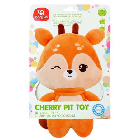 Игрушка BABY CO.LTD грелка 3в1 с вишневыми косточками Оленёнок