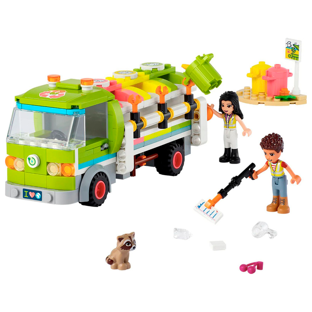 Конструктор LEGO Friends Перерабатывающий грузовик 259 дет. - фото 5