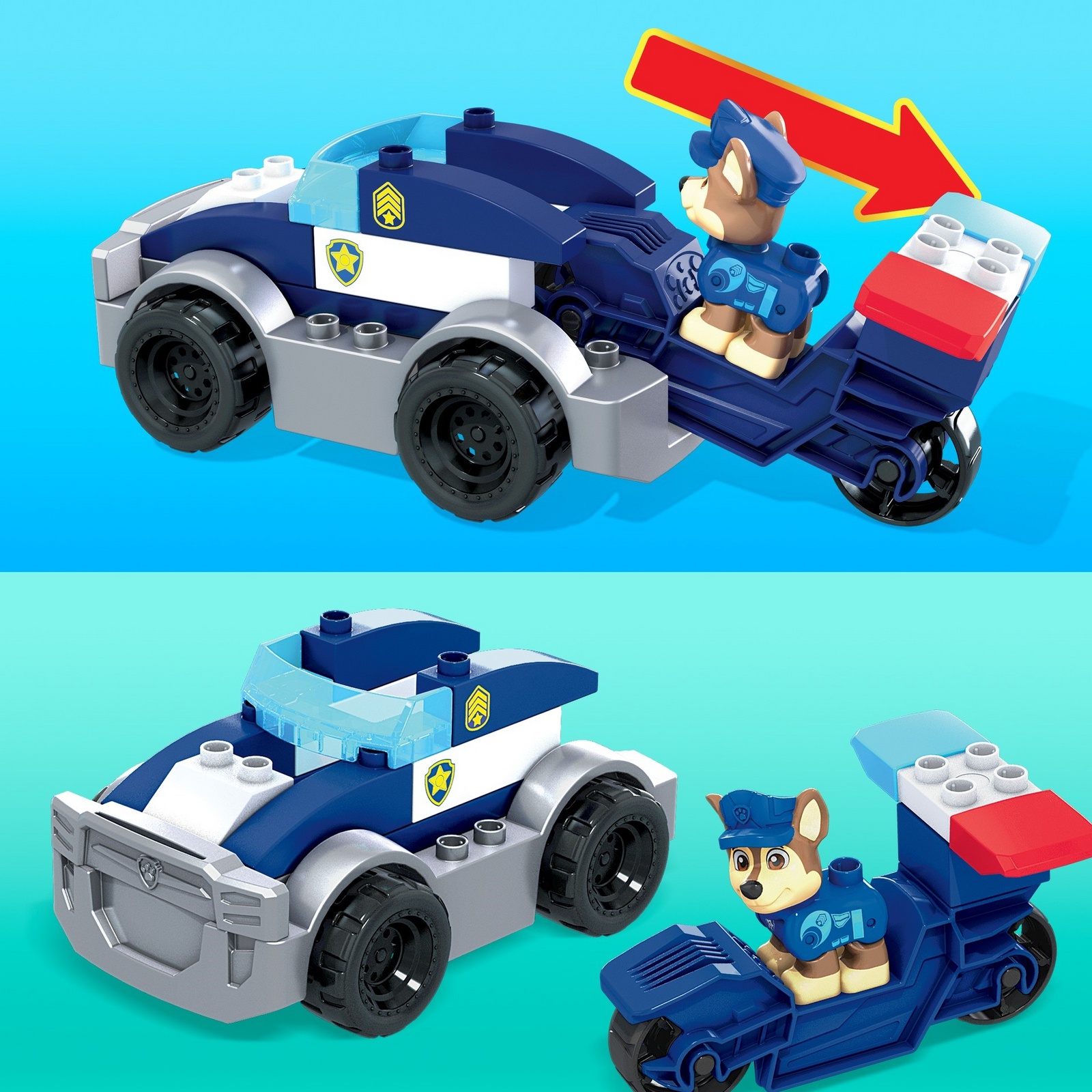 Конструктор Mega Bloks Гончик и полицейская погоня 31 дет. - фото 6