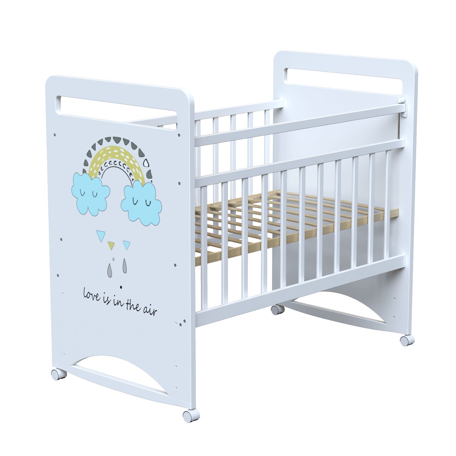 Изображение товара Детская кроватка ВДК белый трансформация без матраса