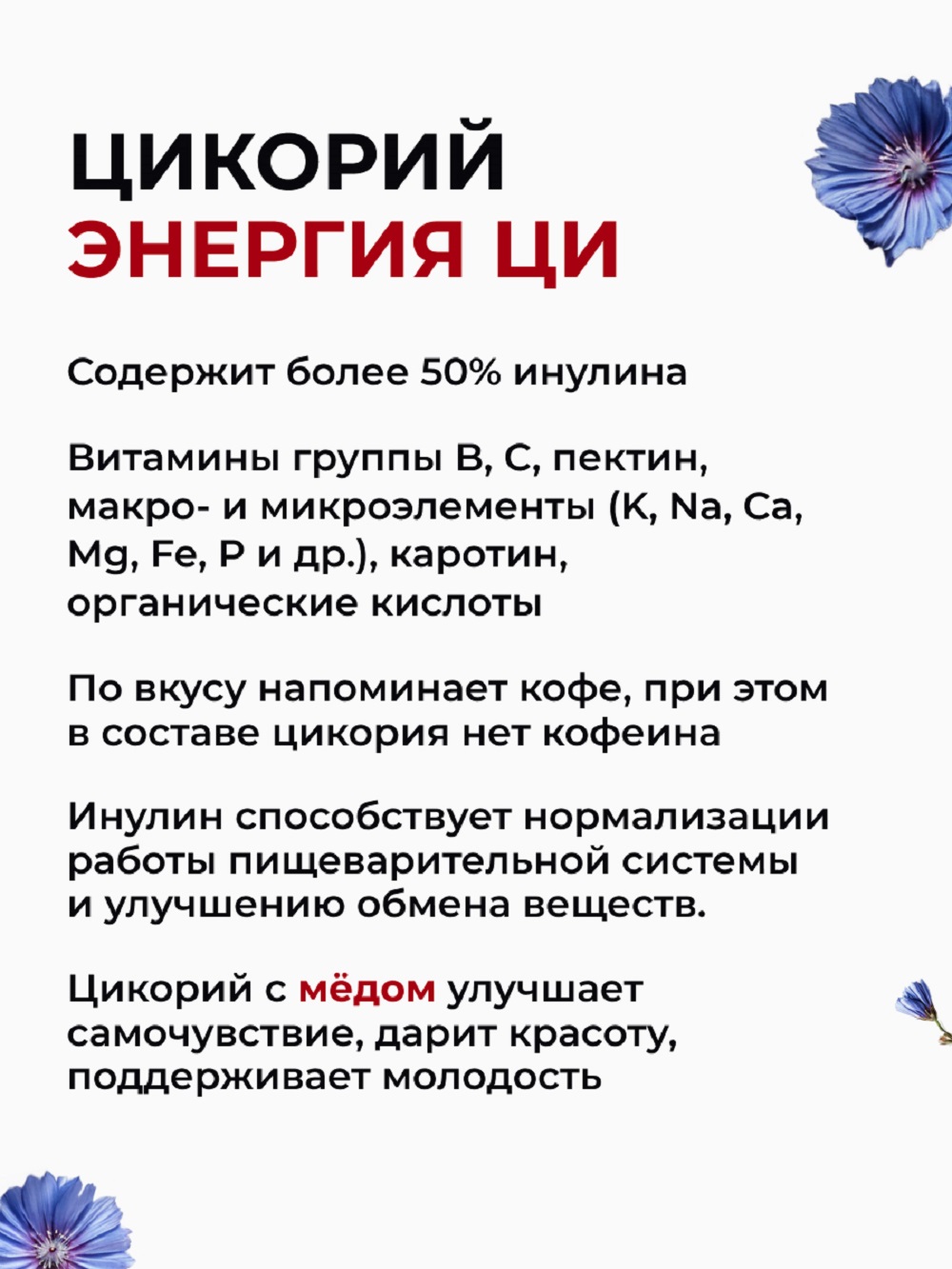 Цикорий Энергия Ци экстракт растворимый жидкий - фото 7