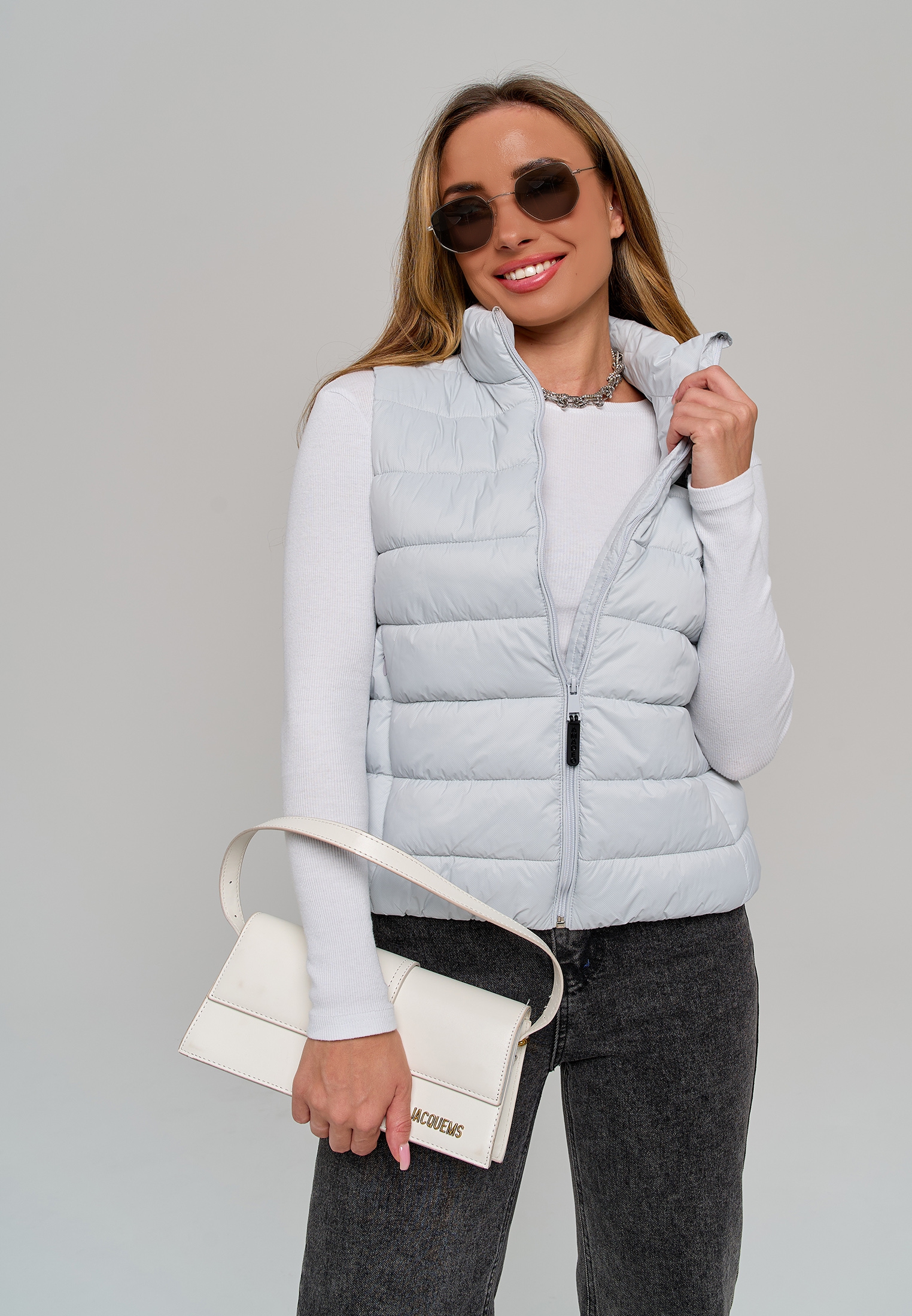 Жилет Stylish AMADEO AV-8508-белый - фото 14