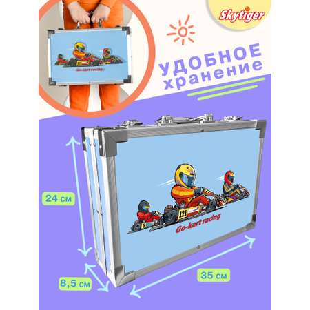 Набор для рисования Skytiger Картинг-гонки 145 шт.