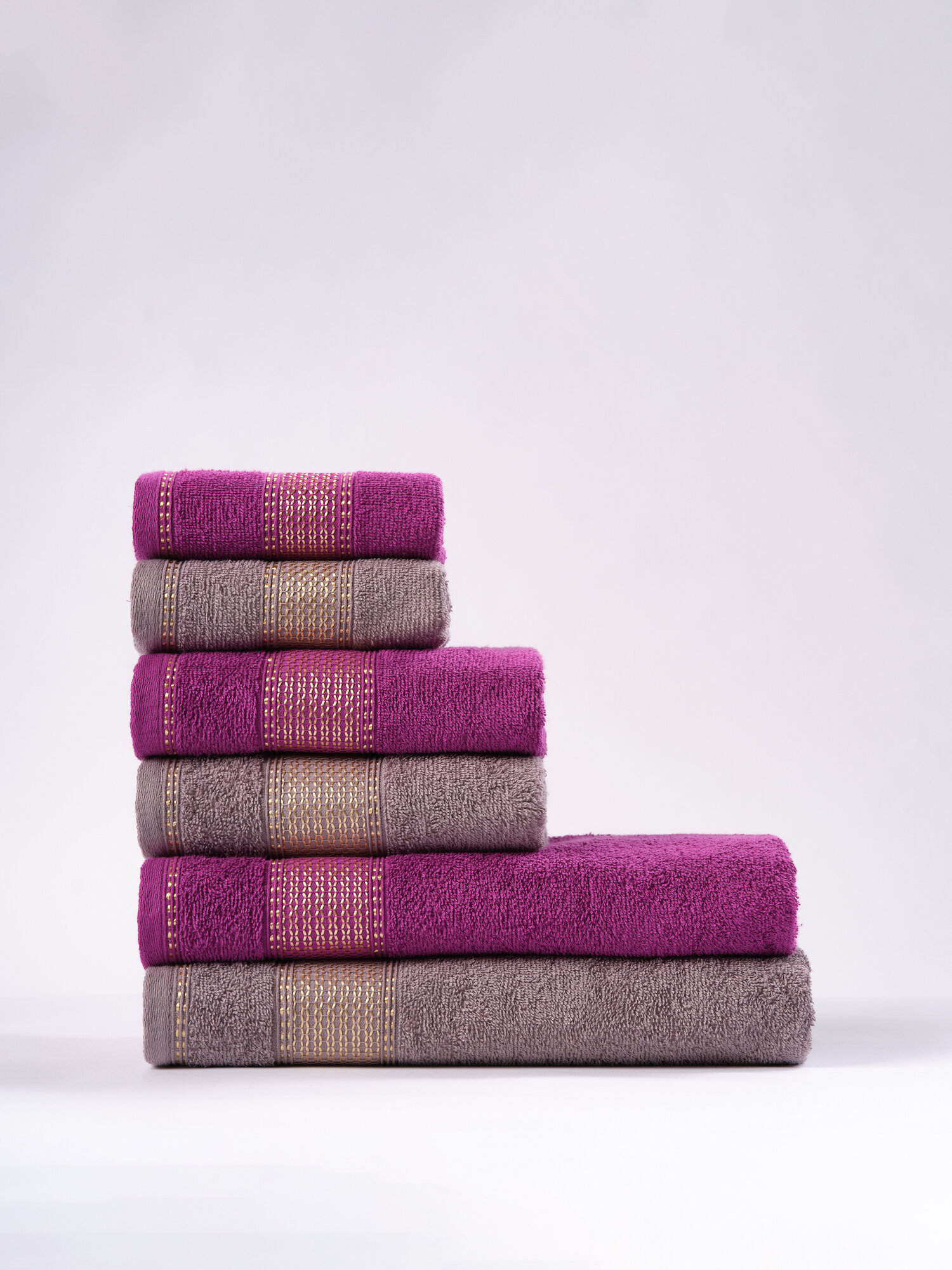 Полотенце Ночь Нежна Goldy 70 x 130 см 6 шт. - фото 1