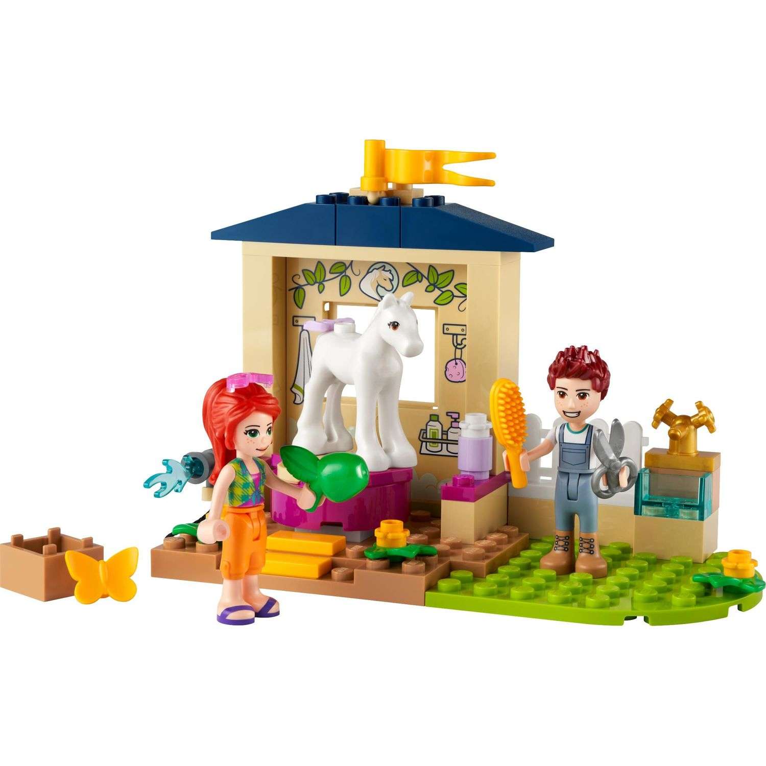 Конструктор LEGO Friends Pony-Washing Stable 60 дет. - фото 2