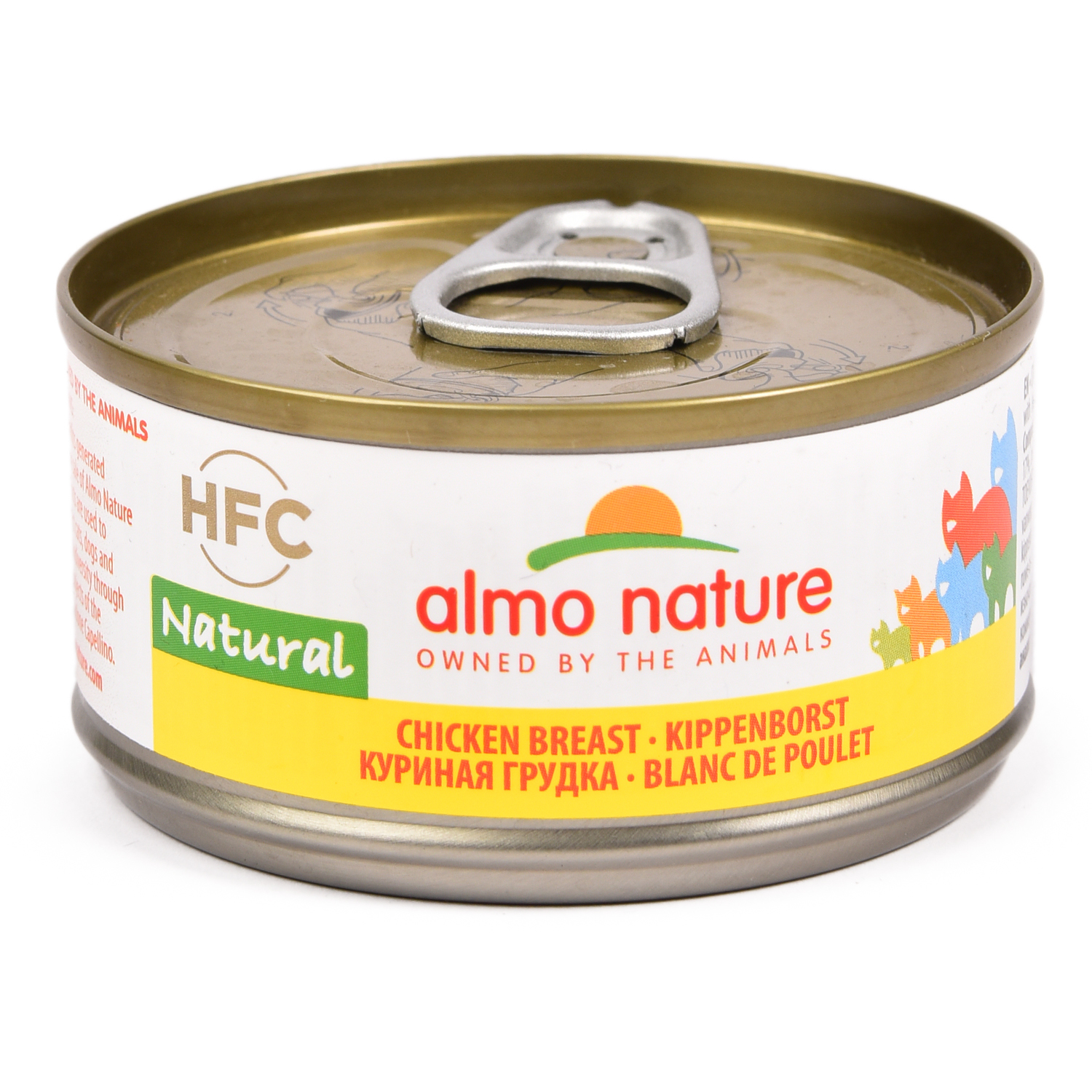 Корм влажный для кошек ALMO NATURE 70г Legend куриная грудка консервированный - фото 1